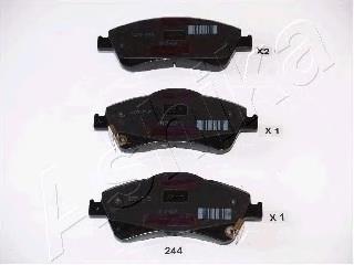 Гальмівні колодки Ashika 5002244 ціна, від 26.08 USD