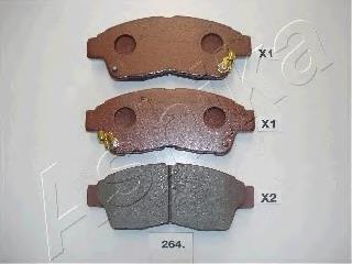 Гальмівні колодки Ashika 5002264 ціна, від 19.40 USD