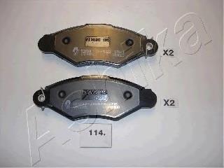 Гальмівні колодки Ashika 5001114 ціна, від 18.60 USD