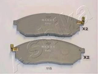 Купити 5001115 Ashika Колодки гальмівні передні, дискові