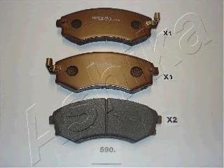 Гальмівні колодки Ashika 5005590 ціна, від 15.95 USD