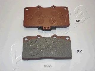 5005597 Ashika Передні гальмівні колодки