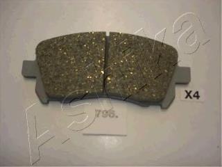 5007796 Ashika Передні гальмівні колодки