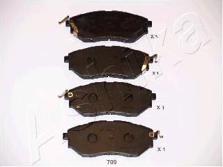 Гальмівні колодки Ashika 5007709 ціна, від 27.71 USD