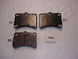 5006608 Ashika Передні гальмівні колодки