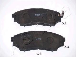 Передні тормозні колодки 5003323 Ashika