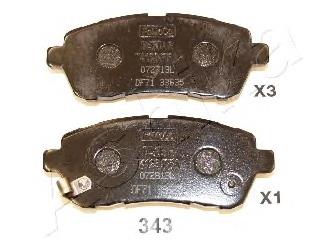 Передні тормозні колодки 5003343 Ashika