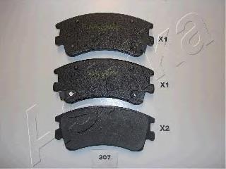 Передні тормозні колодки 5003307 Ashika