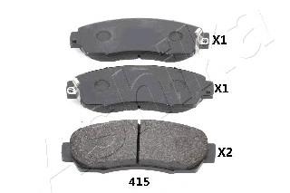 Гальмівні колодки Ashika 5004415 ціна, від 30.36 USD