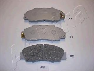 Передні тормозні колодки 5004432 Ashika