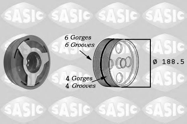 Шків колінвала 9001806 Sasic