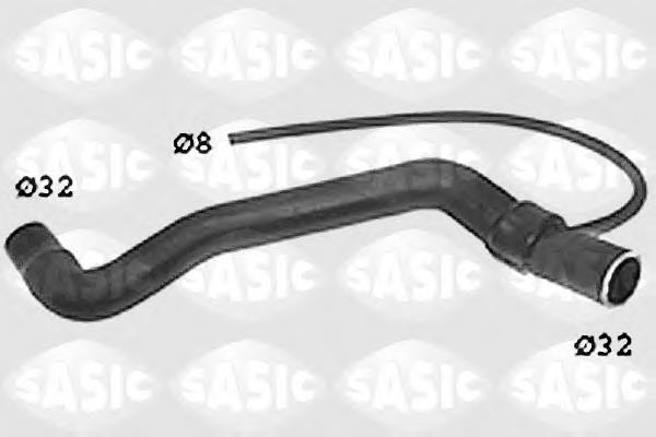 Шланг/патрубок радіатора охолодження, верхній Sasic SWH6816 ціна, від 14.78 USD