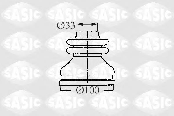 Пильник ШРУСа внутрішній 2873783 Sasic