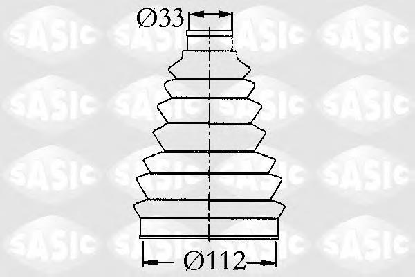 Пильник ШРУСа зовнішній 2933073 Sasic