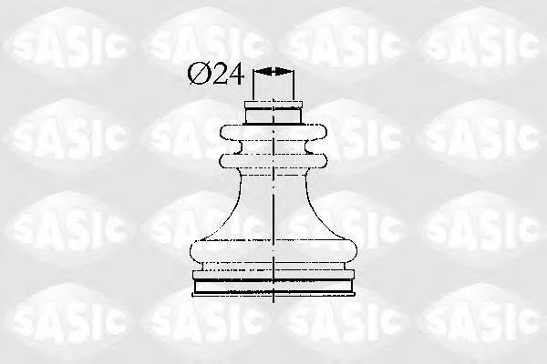 Пильник ШРУСа внутрішній, правий Sasic 4003425 ціна, від 6.64 USD