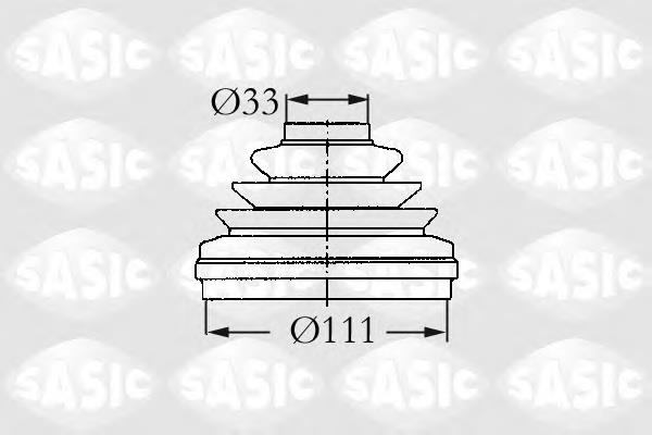 Пильник шарніра кутових швидкостей зовнішній передній Sasic 2933993 ціна, від 8.12 USD
