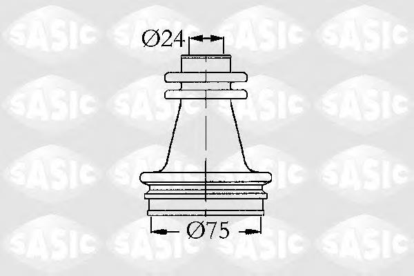 Пильник ШРУСа внутрішній 4003416 Sasic