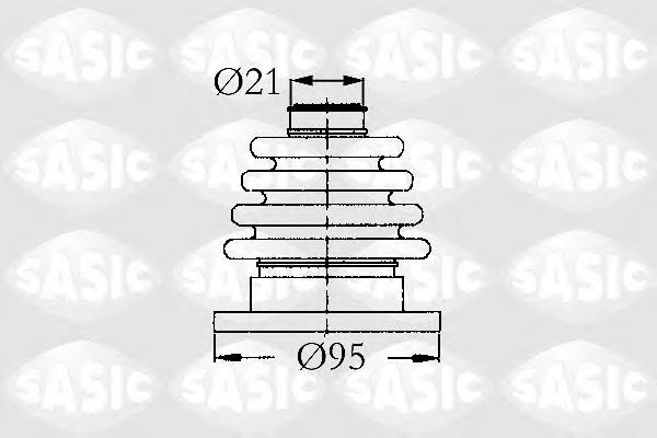 Пильник гранати внутрішній, передній півосі Sasic 9004603 ціна, від 11.14 USD