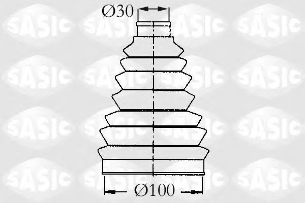 Купити 2933983 Sasic Пильник шарніра приводу