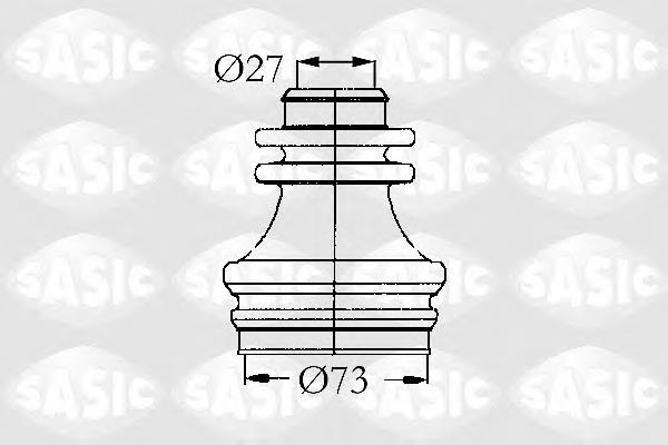 Пильник ШРУСа внутрішній, правий Sasic 4003462 ціна, від 6.12 USD