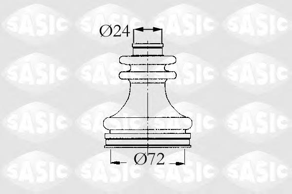 Пильник ШРУСа внутрішній, правий 4003449 Sasic