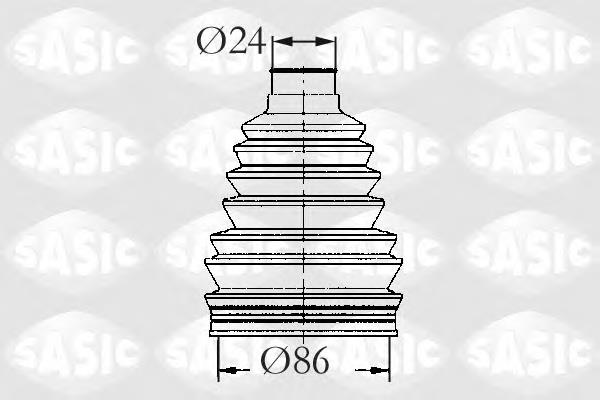 Пильник ШРУСа зовнішній 2933053 Sasic