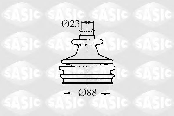 Пильник ШРУСа зовнішній 2933803 Sasic