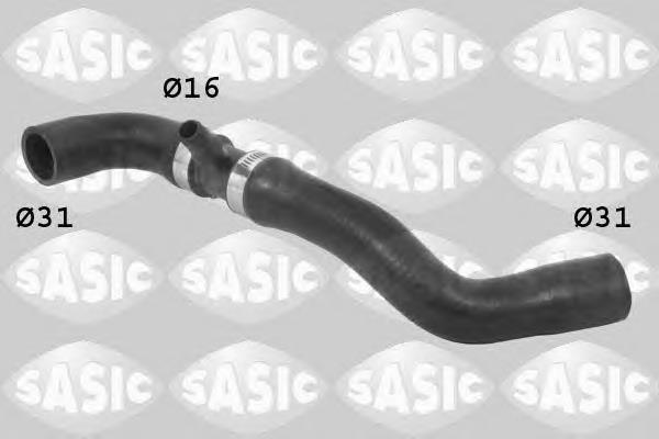 Шланг/патрубок радіатора охолодження, нижній Sasic 3400009 ціна, від 13.16 USD