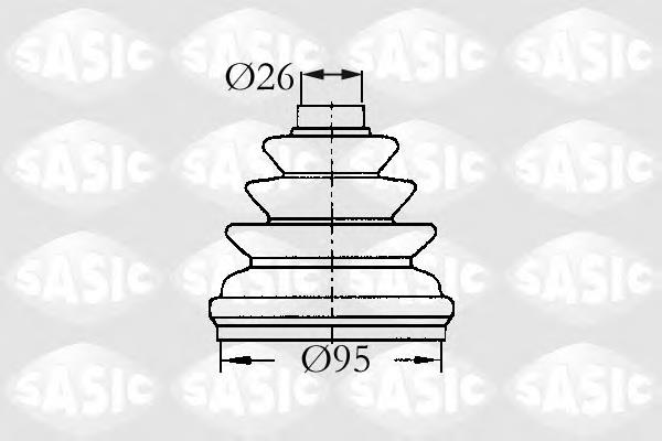 Пильник ШРКШ зовнішній Sasic 2933953