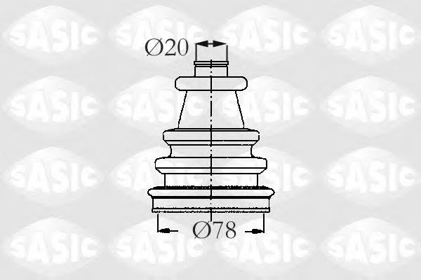 Пильник гранати внутрішній, передній півосі Sasic 2873743 ціна, від 6.33 USD