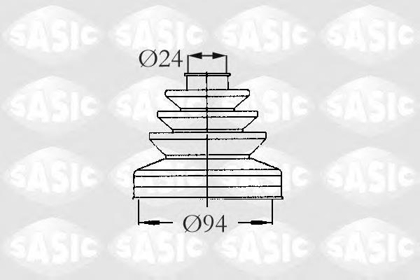 Пильник ШРКШа внутрішній лівий 2873493 Sasic