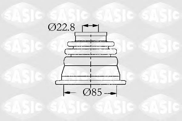 Купити 4003427 Sasic Пильник ШРКШ внутрішній, лівий
