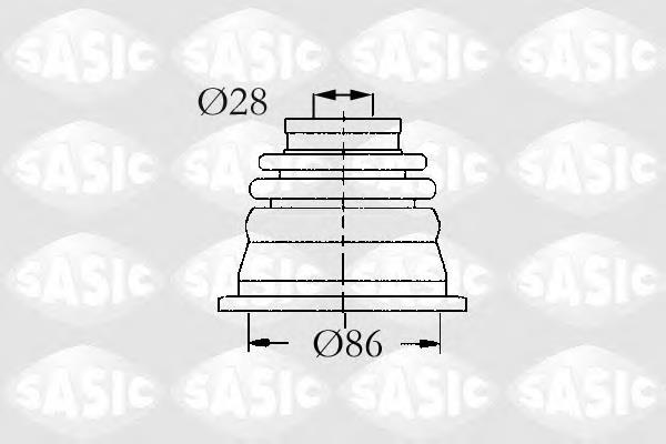 Купити 4003464 Sasic Пильник ШРКШ внутрішній, лівий