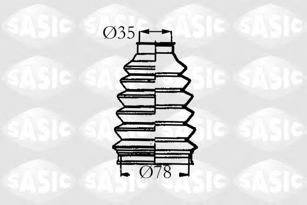 Пильник шарніра кутових швидкостей зовнішній передній Sasic 4003457 ціна, від 10.80 USD