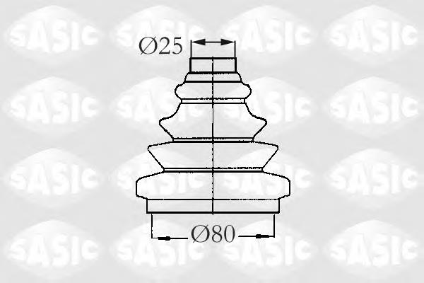 Пильник ШРКШ зовнішній Sasic 2933013