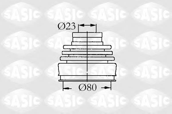 Пильник гранати внутрішній, передній півосі Sasic 9004630 ціна, від 5.32 USD