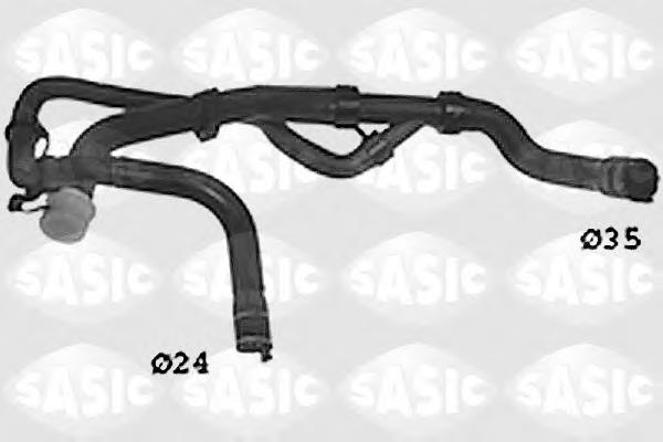 Шланг/патрубок радіатора охолодження, нижній Sasic SWH0490 ціна, від 44.58 USD