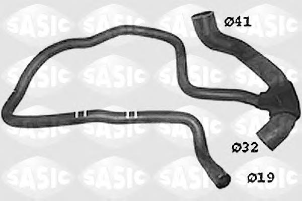 Шланг/патрубок радіатора охолодження, нижній Sasic SWH6720 ціна, від 25.66 USD