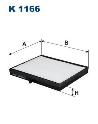 Купити K1166 Filtron Фільтр салону вугільний