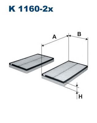 Купити K11602X Filtron Фільтр салону вугільний