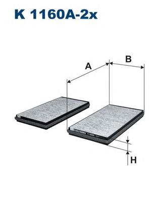 Купити K1160A2X Filtron Фільтр салону вугільний