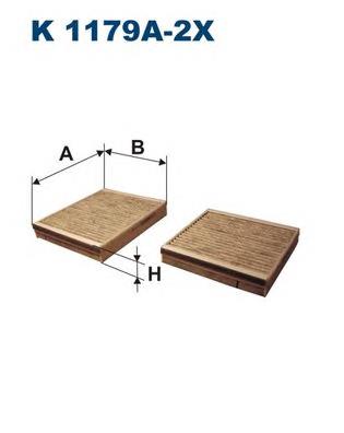 Фільтр салону K1179A2X Filtron