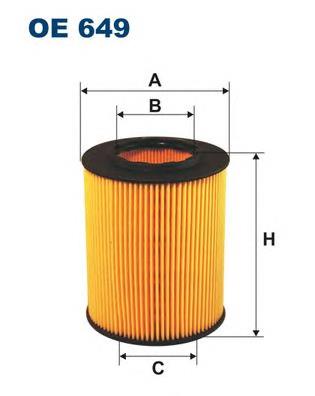Фільтр масляний Filtron OE649