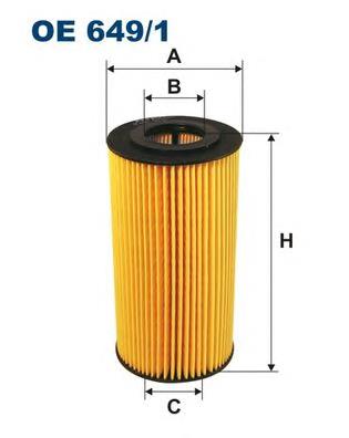 Фільтр масляний Filtron OE6491