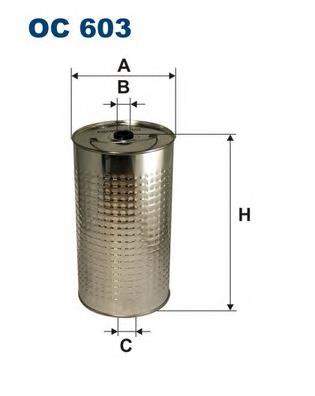 Масляний фільтр двигуна Filtron OC603 ціна, від 11.96 USD