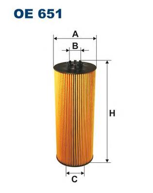 Масляний фільтр двигуна Filtron OE651 ціна, від 14.23 USD