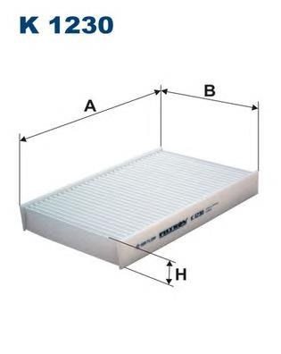 Купити K1230 Filtron Фільтр салону вугільний