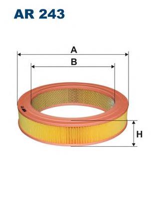 Елемент повітряного фільтра Filtron AR243 ціна, від 6.70 USD