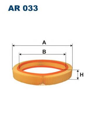 Елемент повітряного фільтра Filtron AR033 ціна, від 8.25 USD