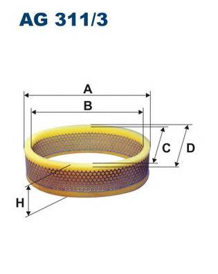 Фільтр повітряний AG3113 Filtron